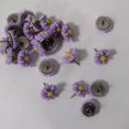 thumbnail image 2 of WHAMVOX Creative Resin Flower Shaped Push Pins Assorted Colors for Office School Use with Metal Base, 2 of 8