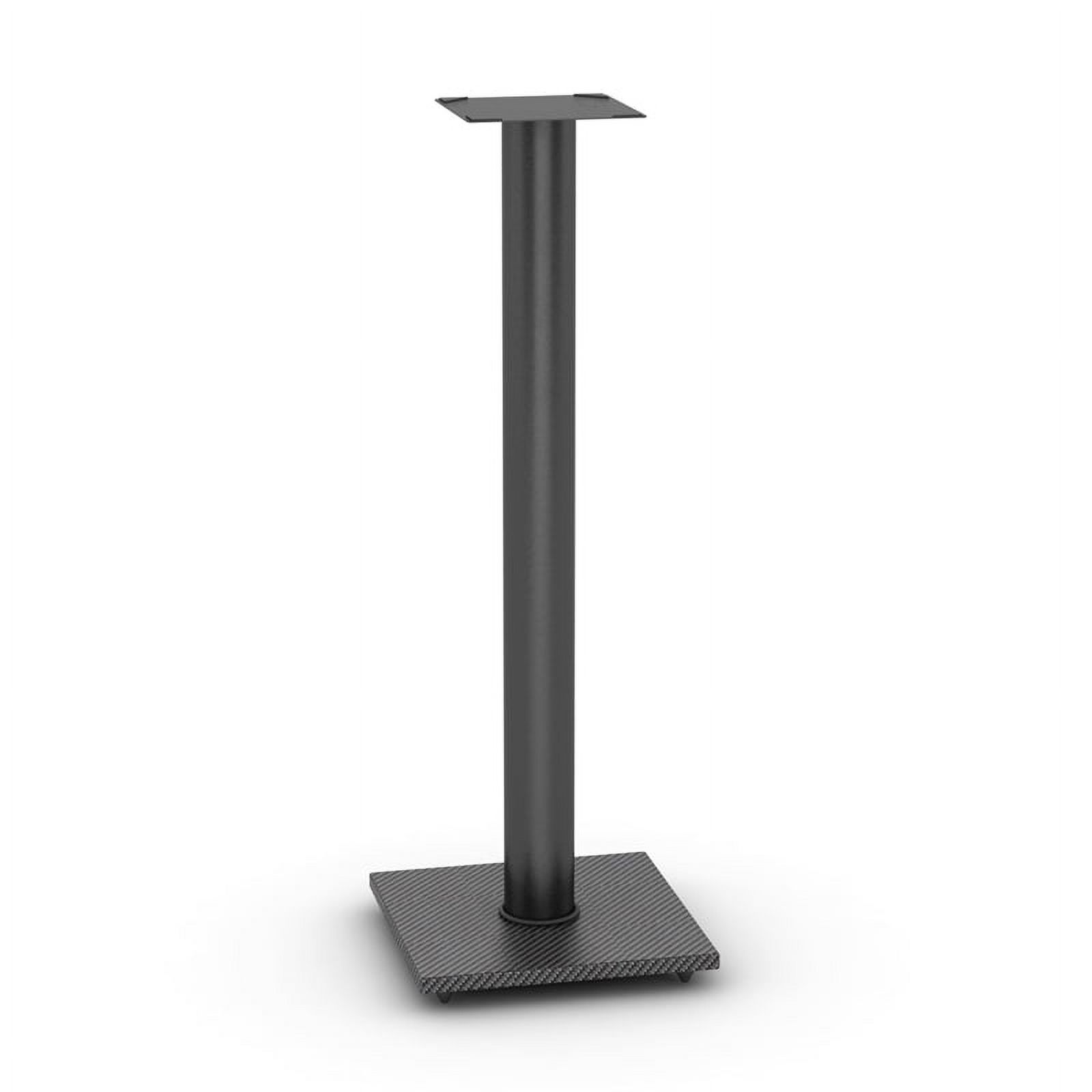 Atlantic Speaker Pedestal Stands, 10.5"W x 10.5"D x 30" H, Set of 2, Carbon Fiber Black - image 3 of 8