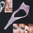 thumbnail image 2 of Eyelash Tools 3 in 1 Makeup Mascara Shield Guard Curler Applicator Comb Guide Card Makeup Tool Beauty Cosmetic Tool Dropship, 2 of 3