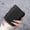 Black, variant on Daolelai New Style Card Holder Short Cute Small Ladies Coin Purse Simple Light Pu Leather Document Storage Bag Thin