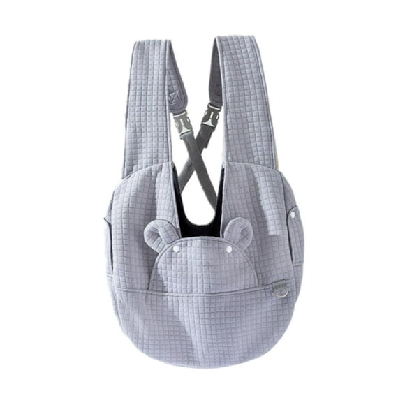 Bolsa de transporte para mascotas, multifunción, suave, ajustable, práctica, para viajes, para gatos, mascotas pequeñas, para vacaciones al aire libre Gris