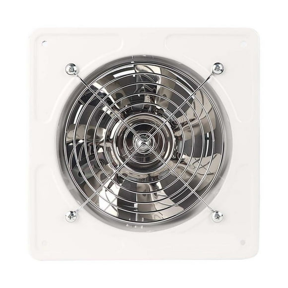 Ventilador de extracción de pared de 190 mm y 40 W, de bajo nivel de ruido, para el hogar, el baño, la cocina y el garaje (blanco)