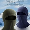 thumbnail image 3 of Fleece Thermal Balaclava Ski Mask Winter Hood Mask Head & Neck Warmer for Men Women 3 in 1 Full Head Mask Hat Scarf for Cold Weather Motorcycling Ice Fishing, 3 of 7