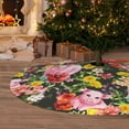 thumbnail image 6 of Yiaed Cute Pigs Sunflower Print Christmas Tree Skirt , Tree SkirtsTree Mat for Christmas Winter Holiday Indoor Decorations-48", 6 of 7