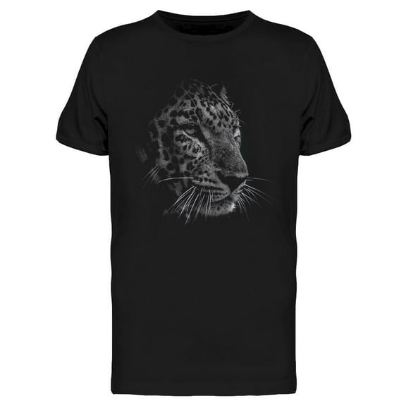 Indian Leopard Face  T-Shirt Men -Image by Shutterstock, Male 3X-Large