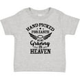 thumbnail image 3 of Inktastic Handpicked for Earth by My Granny in Heaven with Angel Wings Boys or Girls Baby T-Shirt, 3 of 5