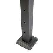 Miumaeov Cable Railing Post Deck Railing Garden Fencing Accessories Stainless 36*2*2 In