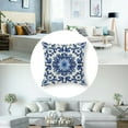 thumbnail image 5 of nygtbtfer Set of 2, Ethnic Carpet Pattern Design Decorative Throw Pillows for Sofa White, 5 of 7
