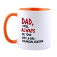 thumbnail image 2 of Father's Day Mug For Dad From Daughter -Dad I Will Always Be Your Little Girl Financial Burden Coffee Mug - Cute Funny Unique Cup Idea Perfect For Birthday, Christmas, Thanksgiving Day, 2 of 2