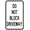 Color 4281, variant on Do Not Block Driveway Parking Signs Metal Sign Tin Sign 12x16 Inch - Caution Safety Warning Security Signs Indoor & Outdoor Signs for Home, Office, Work
