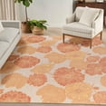 thumbnail image 6 of Nourison Garden Oasis 10' x 14' Coral Tropical Rug, 6 of 11