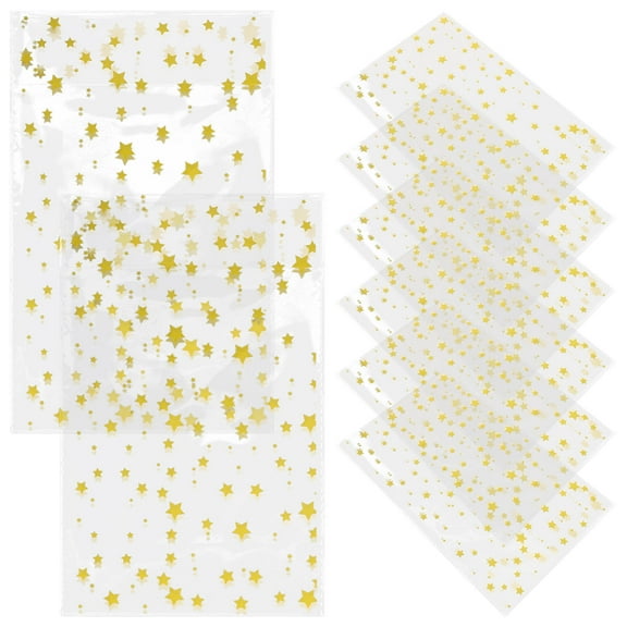 GAXIRE Assorted Color Plastic Gift Bags for Decoration Large Capacity Reusable Food Grade Gift Packaging Bags