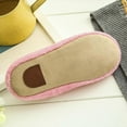thumbnail image 3 of Women Indoor Slippers Cotton Warm Bedroom Furry Slippers Anti-Slip Home Fleece Slipper Floor shoes For Small feet Big Feet, 3 of 6