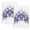 Purple, variant on Blue Blooms Floral Kitchen Towels Set of 2, Spring Flowers Botanical Blue Ombre Absorbent Dish Towels for Kitchen, Microfiber Hand Towel, Quick Drying Tea Towel for Cleaning Decorative Dishcloths