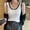 White, variant on Women's Tanks Listing for Casual Wear and Layering with Slim Fit Ribbed Camisole Top for Summer Comfort and Everyday Layering Black S