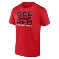 thumbnail image 2 of Men's  Red Chicago Bulls Home Town T-Shirt, 2 of 3
