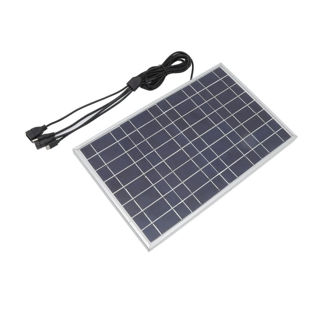 Cargando 8V 15W Panel Solar de Alta Eficiencia Panel de Carga Solar Cargador de Batería Al Aire Libre para Botes Para Automóviles Domémicos