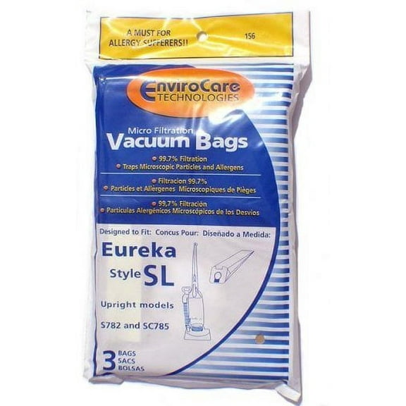 EnviroCare technologies Compatible with Eureka Style SL Vacuum Cleaner Bags Microfiltration 3