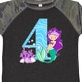 thumbnail image 4 of Inktastic Fourth Birthday Mermaid Girls Toddler T-Shirt, 4 of 5