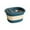 Blue, variant on Dvkptbk Foldable Foot Bath Bucket with Handle and Lid, Portable Foot Bath Spa Bucket with Massage Acupoints, Portable Foot Bath Bucket, Foldable Spa Bucket for Foot