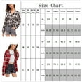 thumbnail image 2 of Uhndy Fall Plaid Shirt for Women's Long Sleeve Button Down Coat with Pockets, 2 of 4
