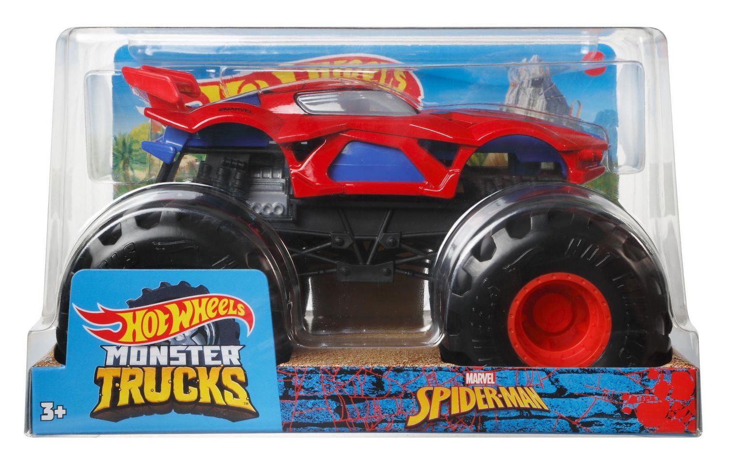 Hot Wheels Monster Trucks 1:24 scale Marvel Spiderman Vehicle