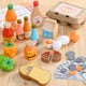thumbnail image 3 of Wooden Play Food Toys Lonico Market Grocery Store para niños, 3 of 7
