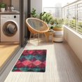 thumbnail image 4 of Yayeee Doormat for Inside 20"x32" Absorbent Low-Profile Washable Non-Slip Rubber Backed Entryway Rug, Vibrant Green Tartan Pattern, 4 of 8