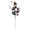 E, variant on kladzum 12pcs Simulation Rose Bouquet Halloween Horror Gothic Style Dark Collection Festoon Halloween Decorations