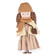 thumbnail image 2 of Muñeca de peluche de niña hecha a mano, linda muñeca de niña, juguete de peluche, regalo de cumpleaños de Navidad para niños, 2 of 10