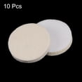 thumbnail image 3 of Unique Bargains 10Pack Wool Felt Polishing Pads, 2 inch Buffing Wheel Polish Pad Flocking Hook & Loop Back, 3 of 6