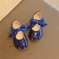 thumbnail image 6 of ASFGIMUJ Summer And Autumn Girls Boots Cute Flat Solid Color Round Head Ribbon Bow Hook Loop, 6 of 6