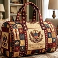 thumbnail image 4 of Luckky 250th Anniversary Of The Founding Of The United States Leisure Quilted Travel Bag Travel Bag Suitable For Outdoor Trips Large Capacity Travel, 4 of 8