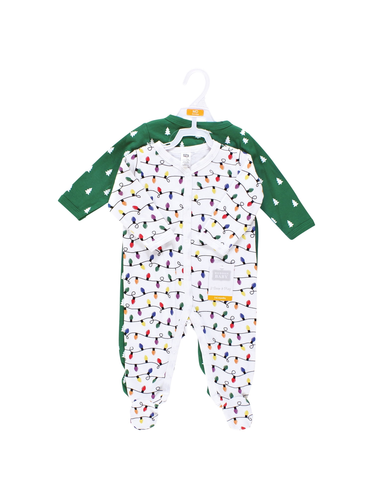 Hudson Baby Sleep and Play, 2-Pack, Newborn- 9 Months