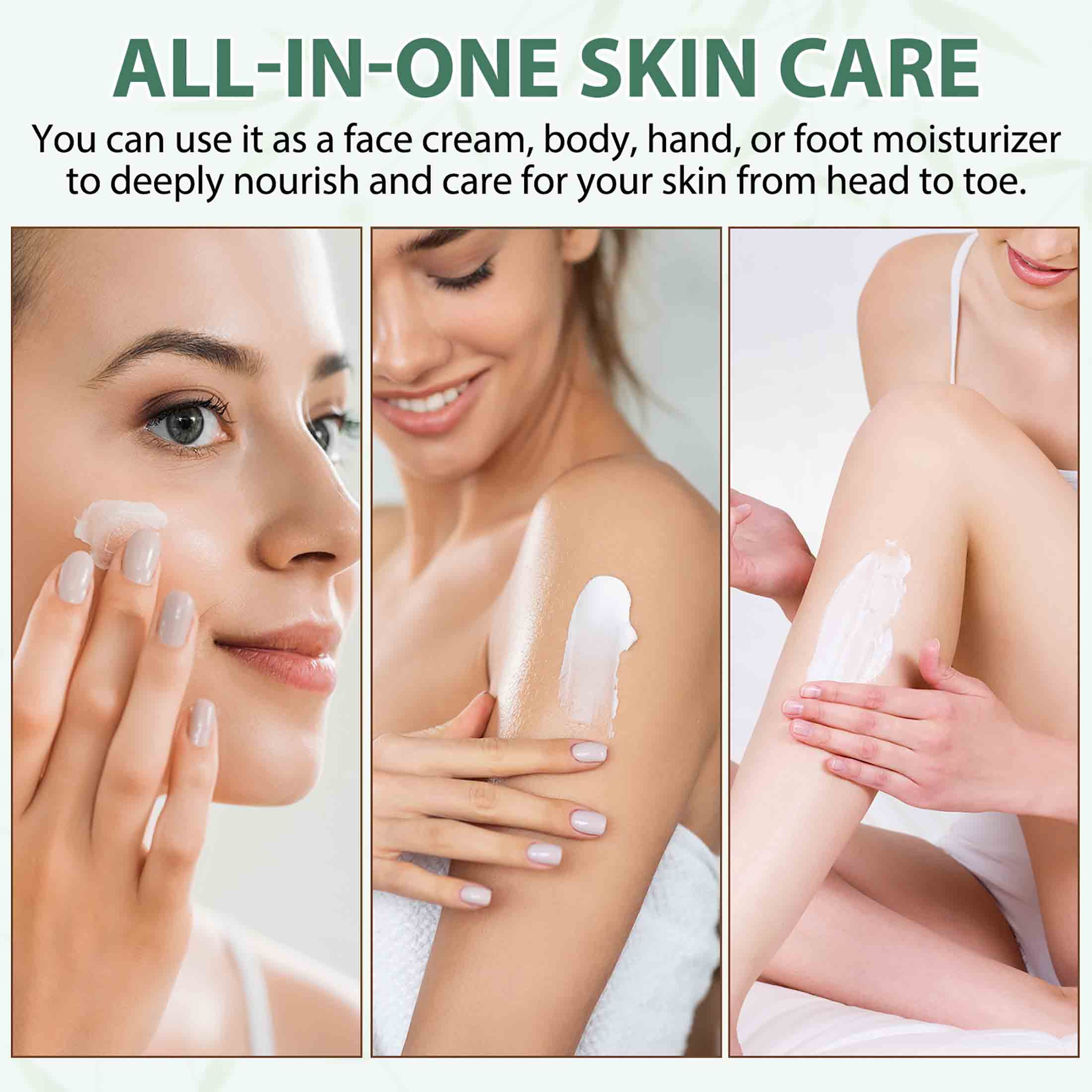 3 Pack Whipped Tallow Balm for Skin Care, Delivers Deep Hydration, Natural, for Sensitive Skin