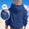 thumbnail image 2 of NAFUU Girls Graphic Hoodies Stylish Girls Hooded Sweatshirt Cozy Fleece Pullover With Print Designs For Kids And Youth Fashion Outerwear 3-4 Years, 2 of 4