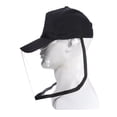 thumbnail image 1 of 2 In 1 Removable Anti-spitting Splash Protective Hat Anti Sunlight Windproof Dust-proof Mask Face Cover Cap Unisex, 1 of 1