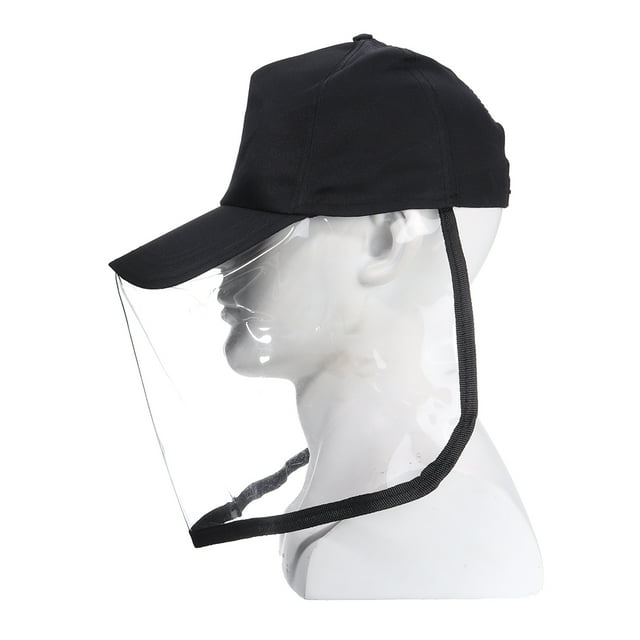 2 In 1 Removable Anti-spitting Splash Protective Hat Anti Sunlight Windproof Dust-proof Mask Face Cover Cap Unisex