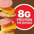 thumbnail image 3 of Lunchables Ham & Cheddar with Capri Sun 100% Juice Fruit Punch & Gummy Worms Fun Pack, 2.8 oz & 6 fl oz Package, 3 of 13