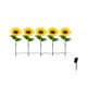 thumbnail image 2 of Luz Solar Exterior de Girasol, Paquete de 5, Decoración de Jardín LED Impermeable con Encendido/Apagado Automático para Patio, Pasillo, Boda, Fiesta, Blanco Cálido, 2 of 8