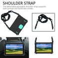 thumbnail image 3 of Dteck Case for Samsung Galaxy Tab A7 Lite 8.7 inch 2021 Model SM-T220 T225, Heavy Duty Shockproof Kickstand Case with Removable Shoulder Strap/Flexible Handle Strap,Black/Mint, 3 of 7
