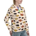 thumbnail image 2 of Yiaed Cute Armadillo1 Print Womens Casual Hoodies Crew Neck Long Sleeve Sweatshirts With Pocket Pullover Tops Women's Hooded Sweatshirt-Medium, 2 of 5