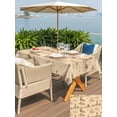 thumbnail image 5 of Outdoor Tablecloth with Umbrella Hole for Patio/Picnic/Party/Camping, Nautical Ship Waterproof Table Cloth Rectangle Table Cover Washable, Farmhouse Retro Ocean Coastal Lighthouse Map (54"x 80"), 5 of 8