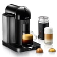 thumbnail image 1 of Cafetera y espresso Nespresso Vertuo de Breville, negro mate con espumador de leche Aeroccino, 1 of 5