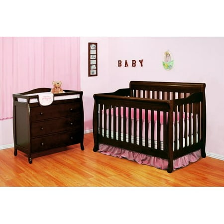Afg Baby Furniture Athena Alice Crib With 2 Drawer Changer Dresser Afg Baby Furniture Athena Alice Crib With 2 Drawer Changer Dresser In Espresso