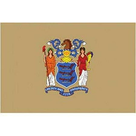 New Jersey Flag with Grommets 2ft x 3ft