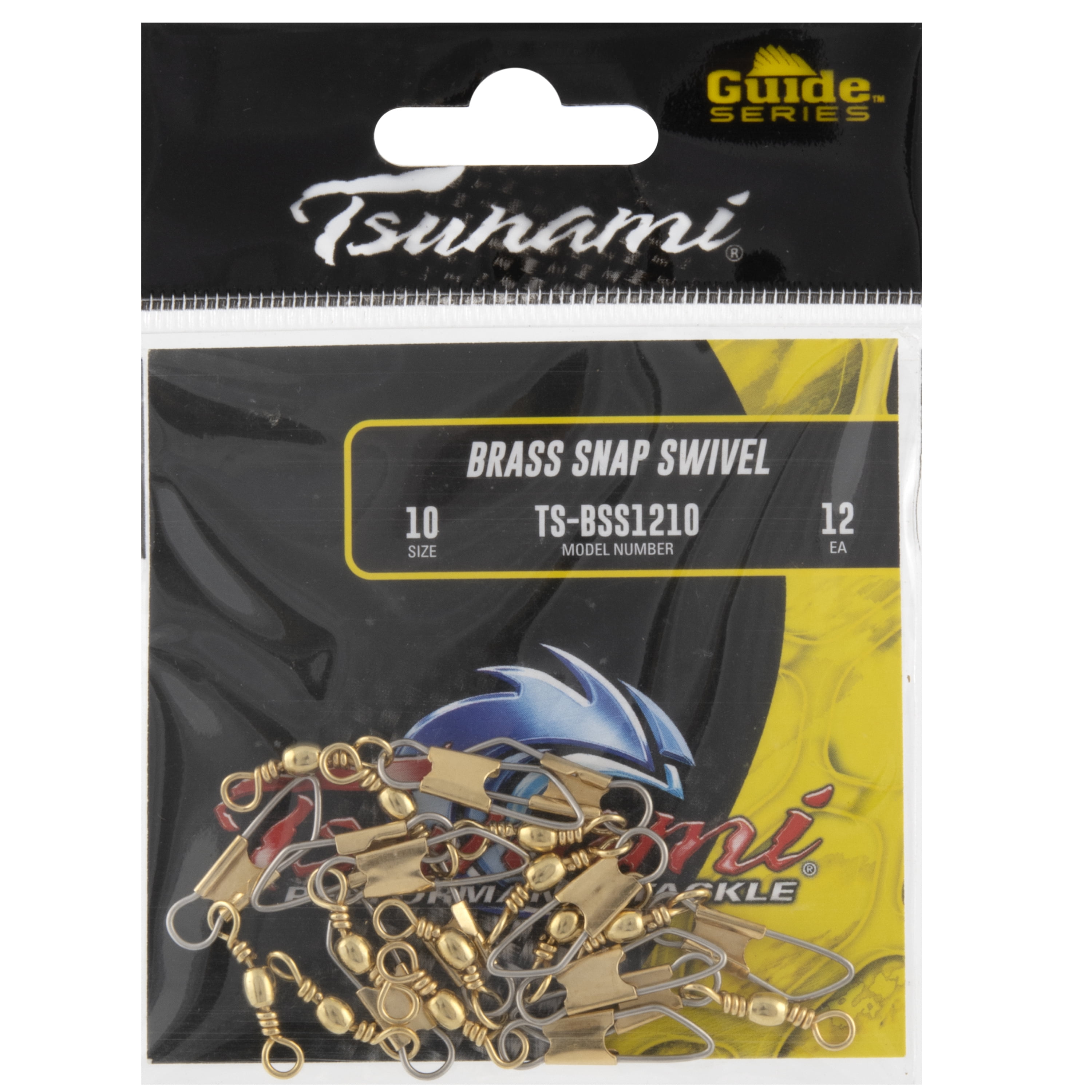 (6 pack) Tsunami Brass Snap Swivel Size #7 – Fishing Terminal Tackle