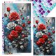 thumbnail image 1 of (A8633) Resina Serie Flores Rosas Diamantes 40*70CM, 1 of 9