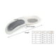 thumbnail image 4 of Foot Orthotics Plantar Fasciitis Arch Support Insoles Relieve Foot Back Hip Leg and Knee Pain Improve Balance Alignment Size (E) Please refer to the size chart 2 insoles, 6 pairs of pads, 4 of 5