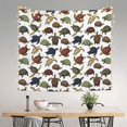 thumbnail image 2 of Bingfone Polyester Fabric Tapestry Various Turtle Wall Hanging Tapestry,Daily Decorative Tapestry for Bedroom Living Room Dorm 60L x 51W Inches, 2 of 7